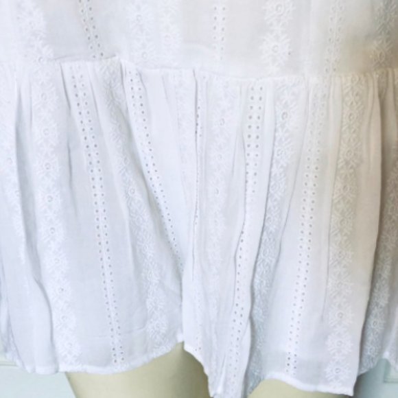 BCBGenration XXS White Romper Short Dress - Picture 3 of 5